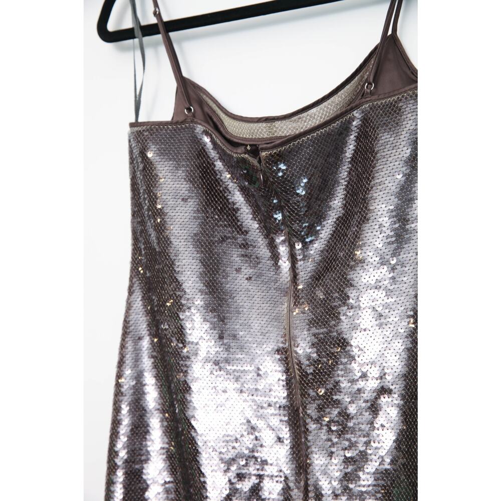 A.L.C. Dani Brown Sequin Dress Size L - Picture 8 of 9